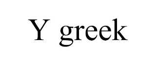 Y GREEK
