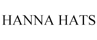 HANNA HATS