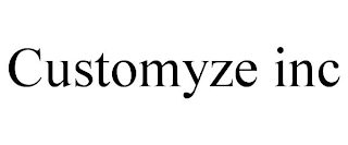 CUSTOMYZE INC