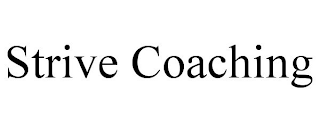 STRIVE COACHING