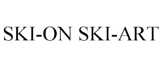 SKI-ON SKI-ART