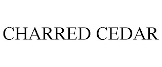 CHARRED CEDAR