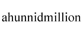 AHUNNIDMILLION