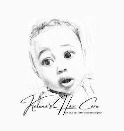 KALENA'S HAIR CARE TRAIN YOUR HAIR IN THE WAY IT SHOULD GROW