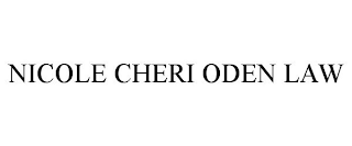 NICOLE CHERI ODEN LAW