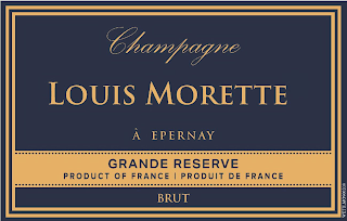 CHAMPAGNE LOUIS MORETTE À EPERNAY GRAND RESERVE PRODUCT OF FRANCE | PRODUIT DE FRANCE BRUT