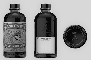 SHANKY & SHIREMAN'S SHANKY'S WHIP MADE IN IRELAND TRADEMARK THE ORIGINAL BLACK LIQUEUR AND WHISKEY BLEND SHANKY & SHIREMAN FINE SPIRITS IRELAND SHANKY'S WHIP ALWAYS ONE TO BUCK THE TREND SHANKY & SHIREMAN FINE SPIRITS IRELAND