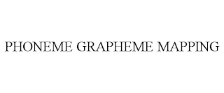 PHONEME GRAPHEME MAPPING