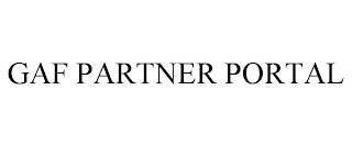 GAF PARTNER PORTAL