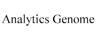 ANALYTICS GENOME