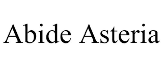 ABIDE ASTERIA