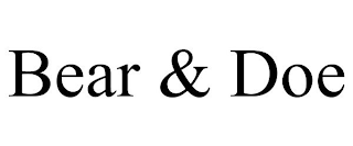 BEAR & DOE