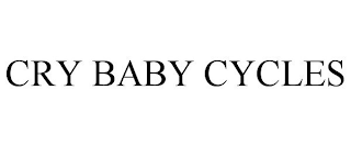 CRY BABY CYCLES