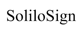 SOLILOSIGN