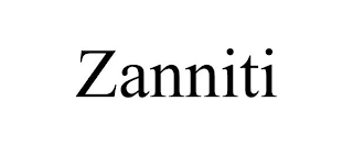 ZANNITI