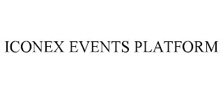 ICONEX EVENTS PLATFORM