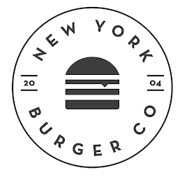 NEW YORK 20 04 BURGER CO