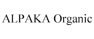 ALPAKA ORGANIC