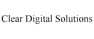 CLEAR DIGITAL SOLUTIONS