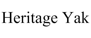 HERITAGE YAK