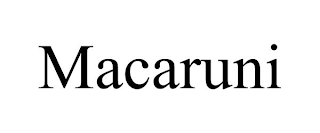 MACARUNI