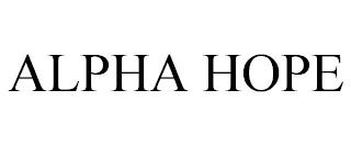 ALPHA HOPE