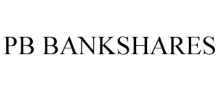 PB BANKSHARES