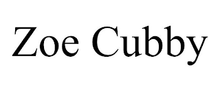ZOE CUBBY