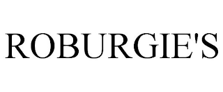 ROBURGIE'S