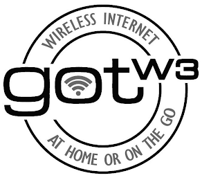 GOTW3, WIRELESS INTERNET, AT HOME OR ON THE GO