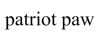 PATRIOT PAW