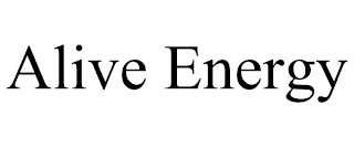 ALIVE ENERGY