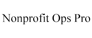 NONPROFIT OPS PRO