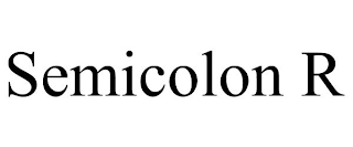 SEMICOLON R