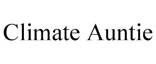 CLIMATE AUNTIE