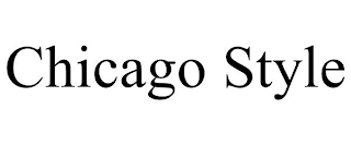 CHICAGO STYLE