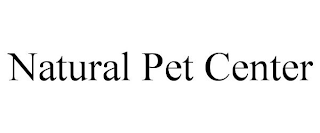 NATURAL PET CENTER