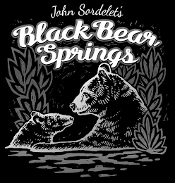 JOHN SORDELET'S BLACK BEAR SPRINGS