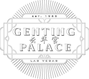 EST. 1965 GENTING PALACE LAS VEGAS