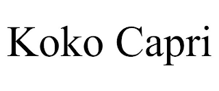 KOKO CAPRI