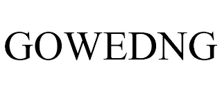 GOWEDNG