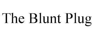 THE BLUNT PLUG