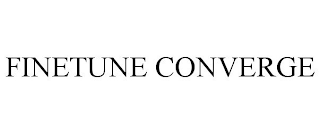 FINETUNE CONVERGE