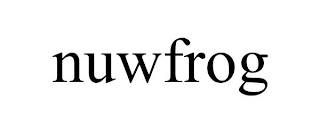 NUWFROG