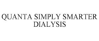 QUANTA SIMPLY SMARTER DIALYSIS