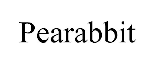 PEARABBIT