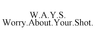 W.A.Y.S. WORRY.ABOUT.YOUR.SHOT.