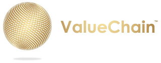 VALUECHAIN (STYLIZED AND/OR WITH DESIGN, SEE MARK) THE LITERAL ELEMENT OF THE MARK CONSISTS OF THE JOINED WORDING "VALUECHAIN" AS ONE WORD.