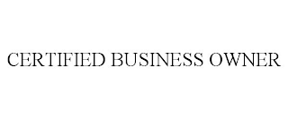 CERTIFIED BUSINESS OWNER