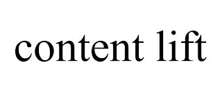 CONTENT LIFT